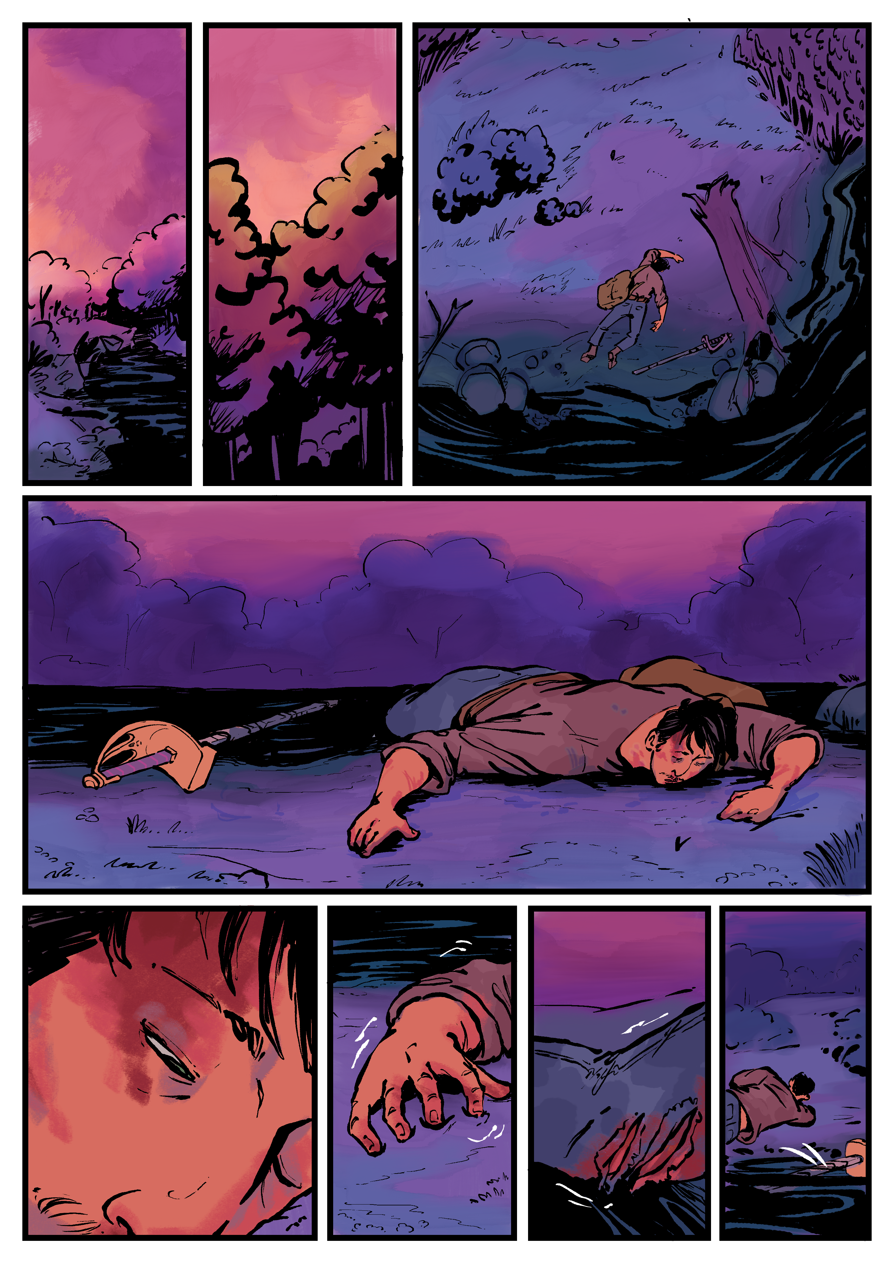 Comic page. Complete transcript for the content below.