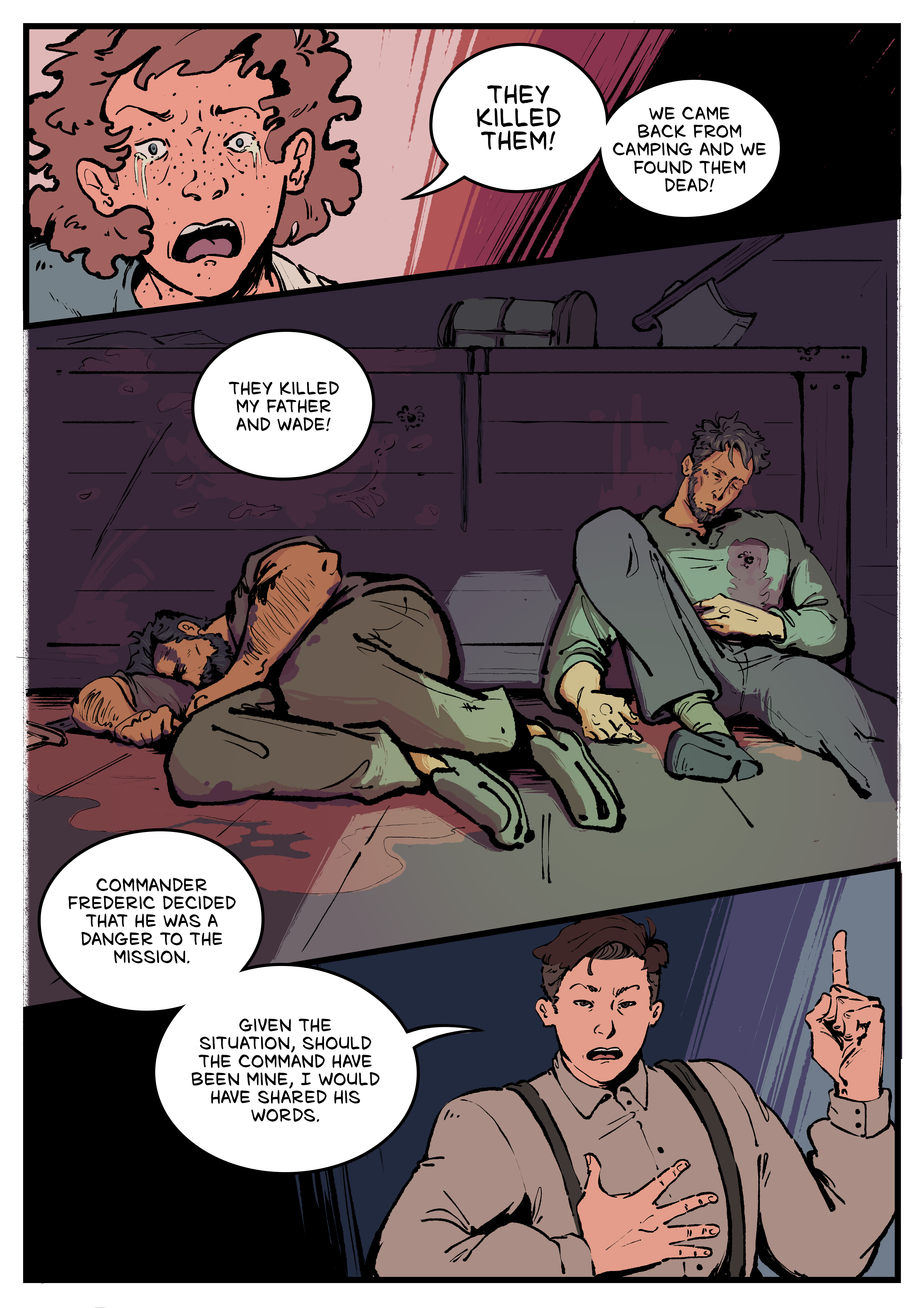 Comic page. Complete transcript for the content below.