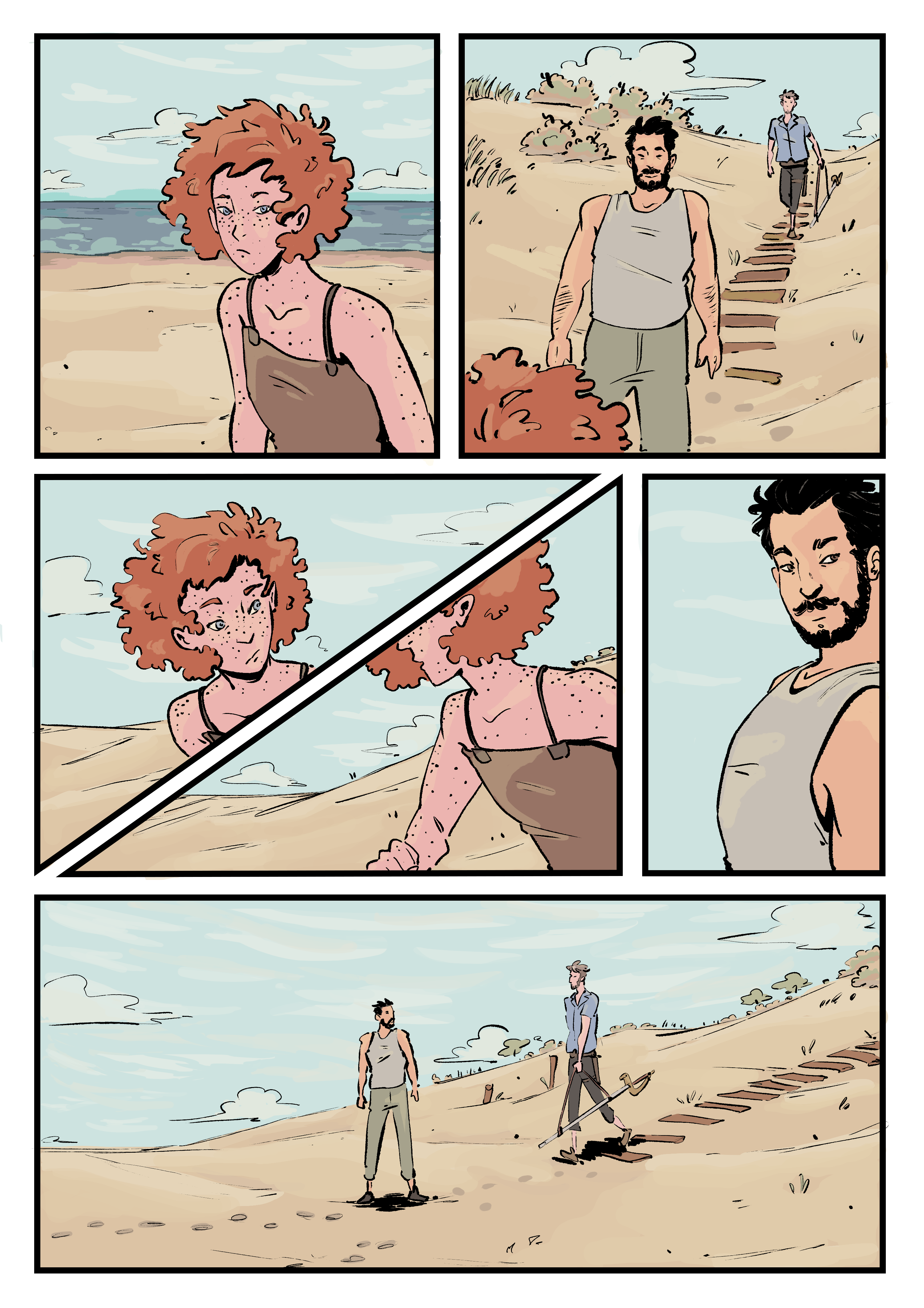 Comic page. Complete transcript for the content below.