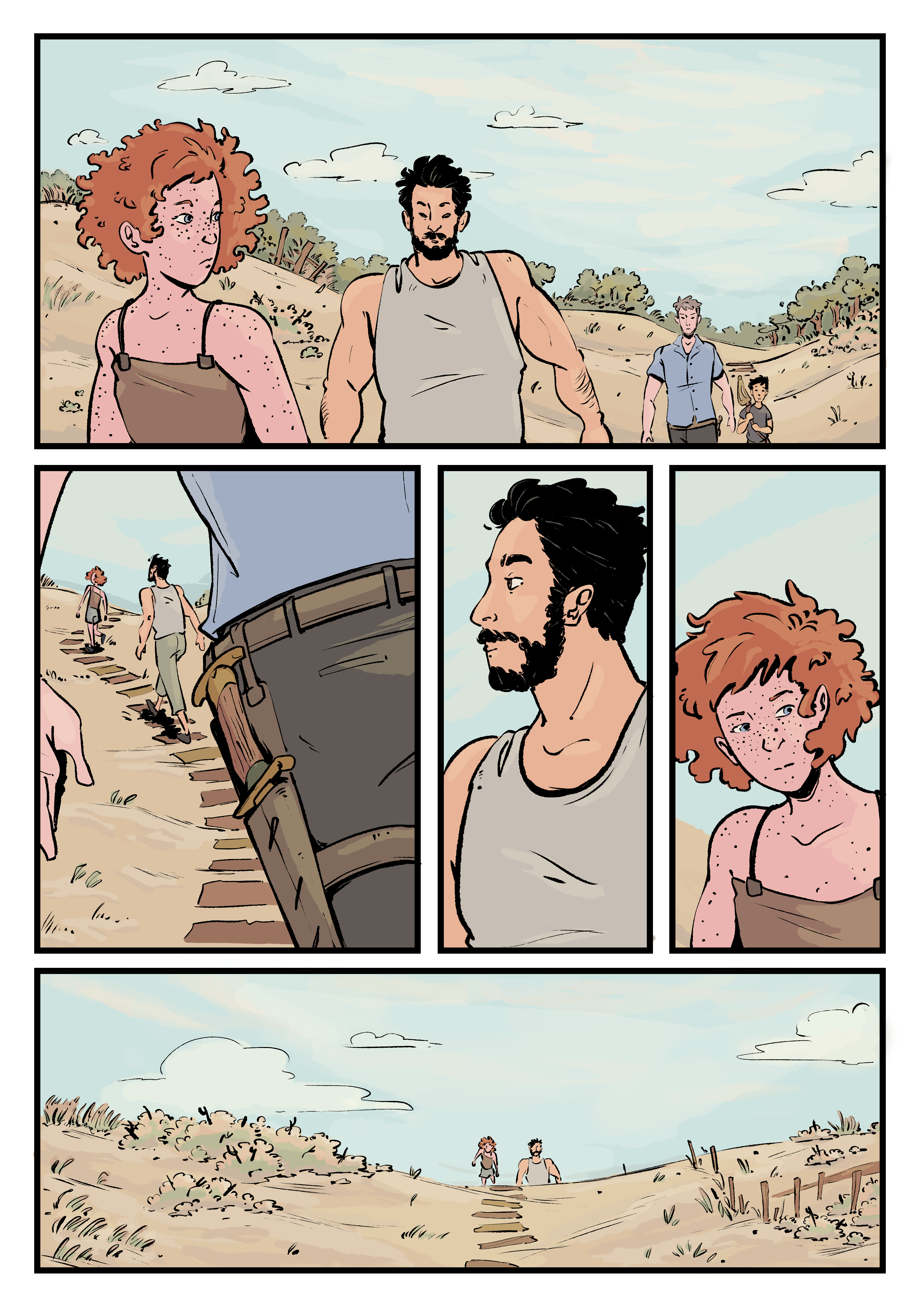 Comic page. Complete transcript for the content below.