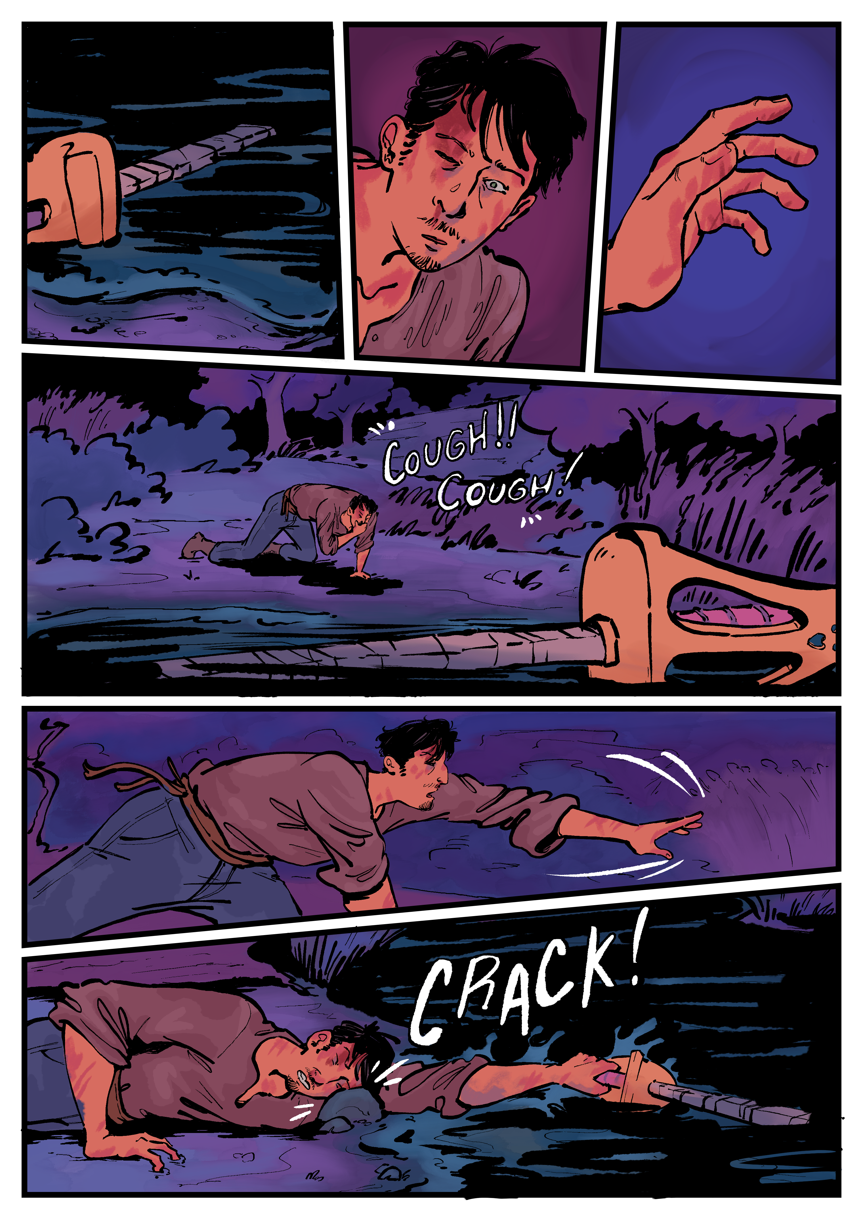 Comic page. Complete transcript for the content below.