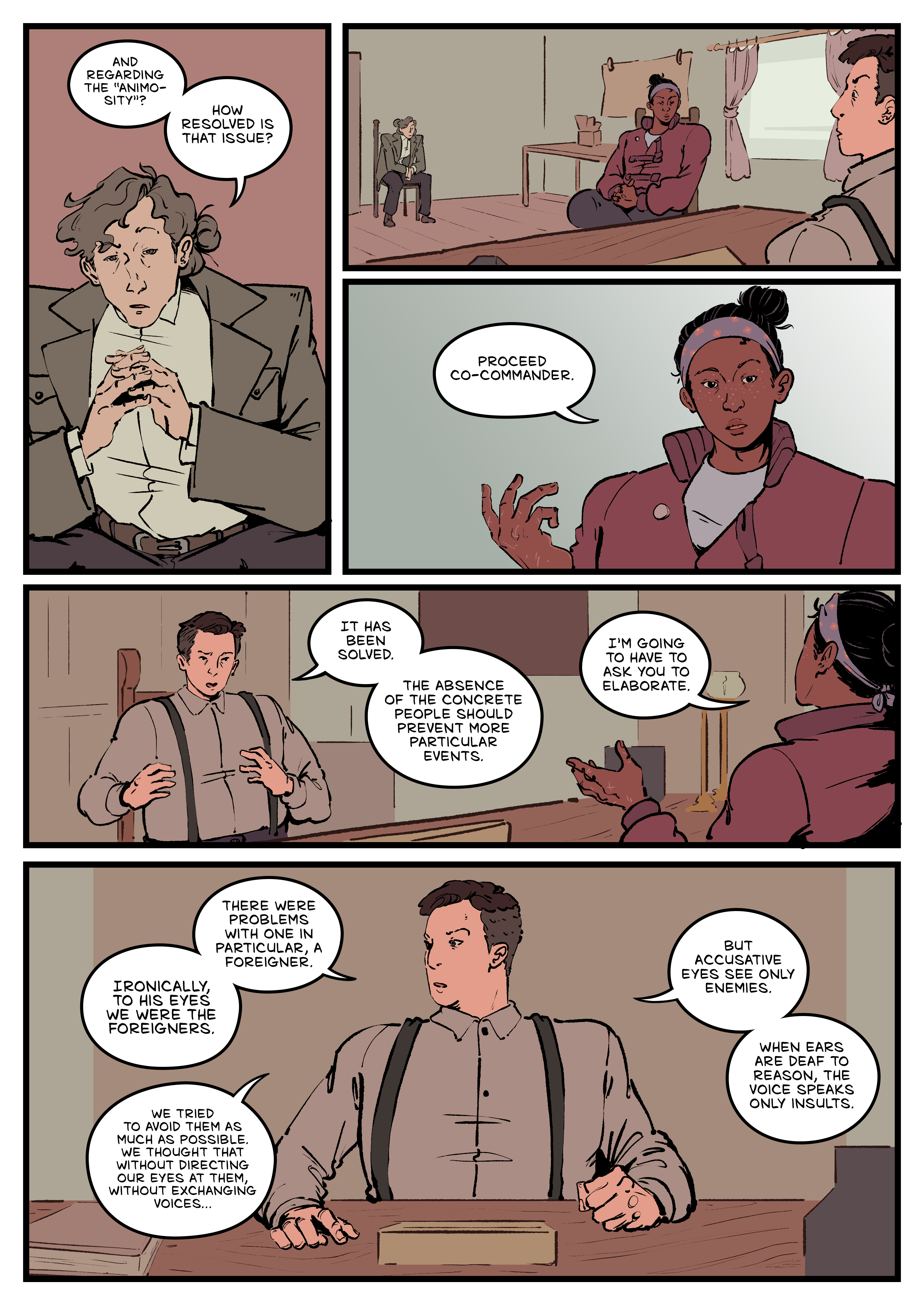 Comic page. Complete transcript for the content below.