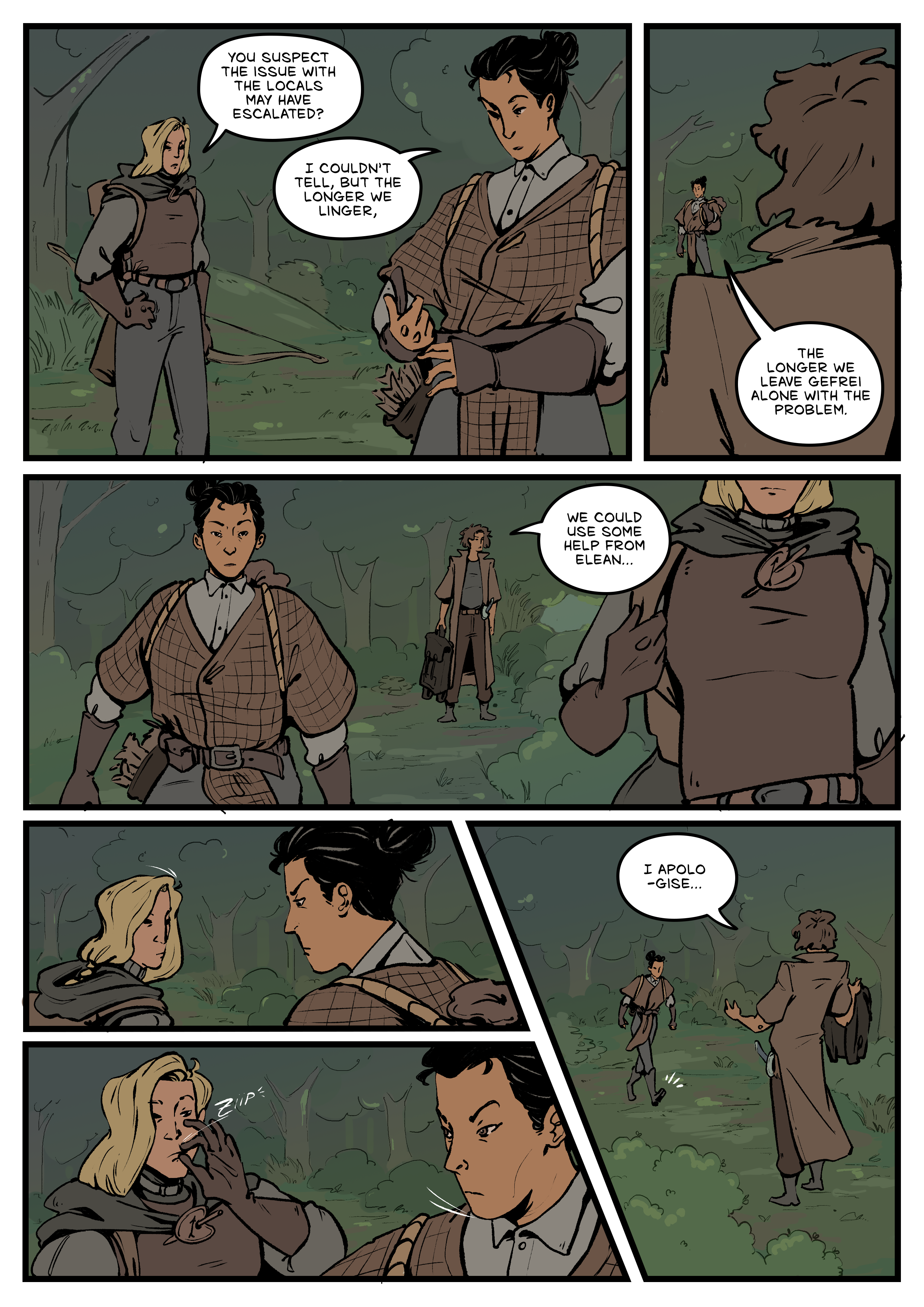 Comic page. Complete transcript for the content below.