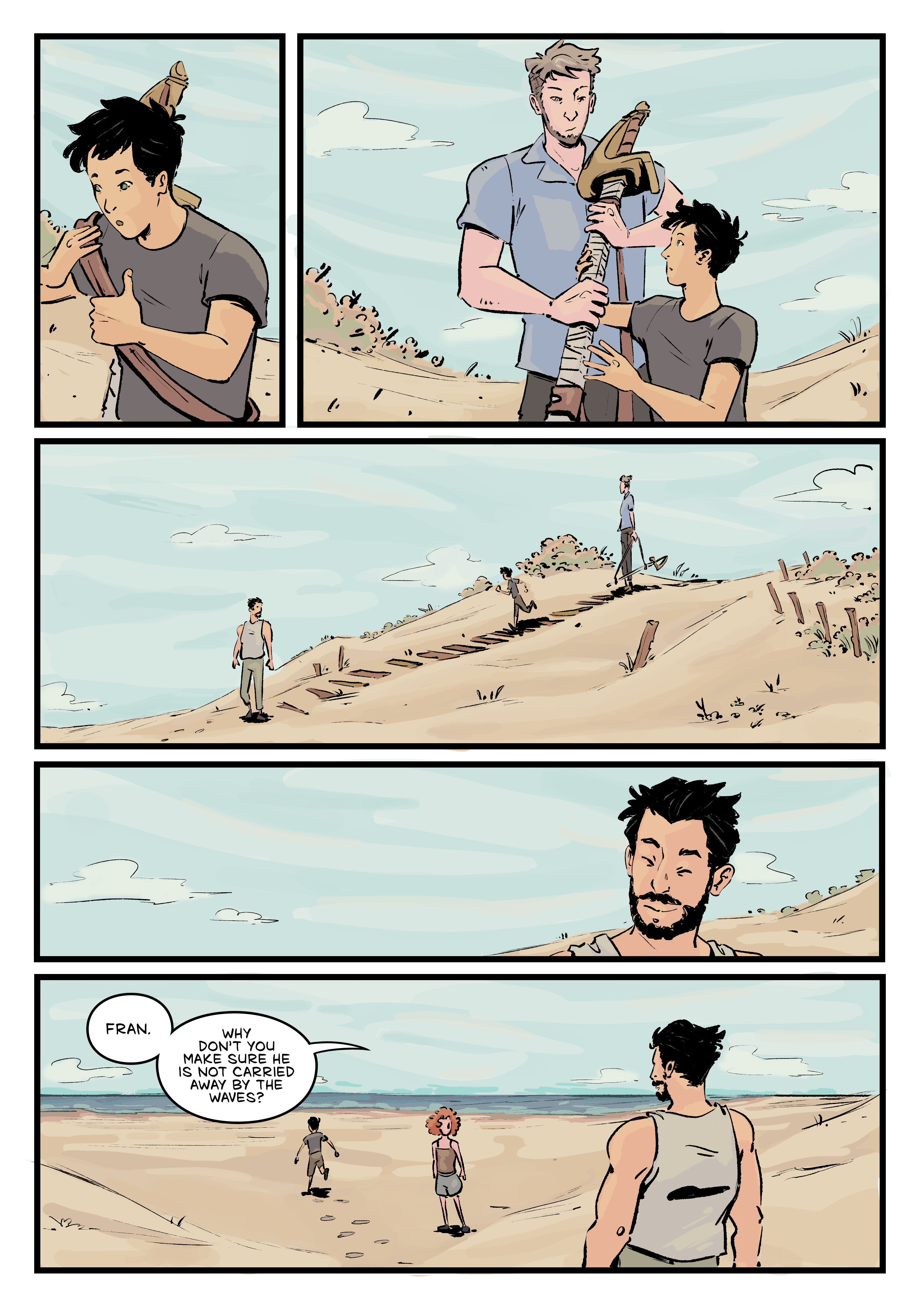 Comic page. Complete transcript for the content below.
