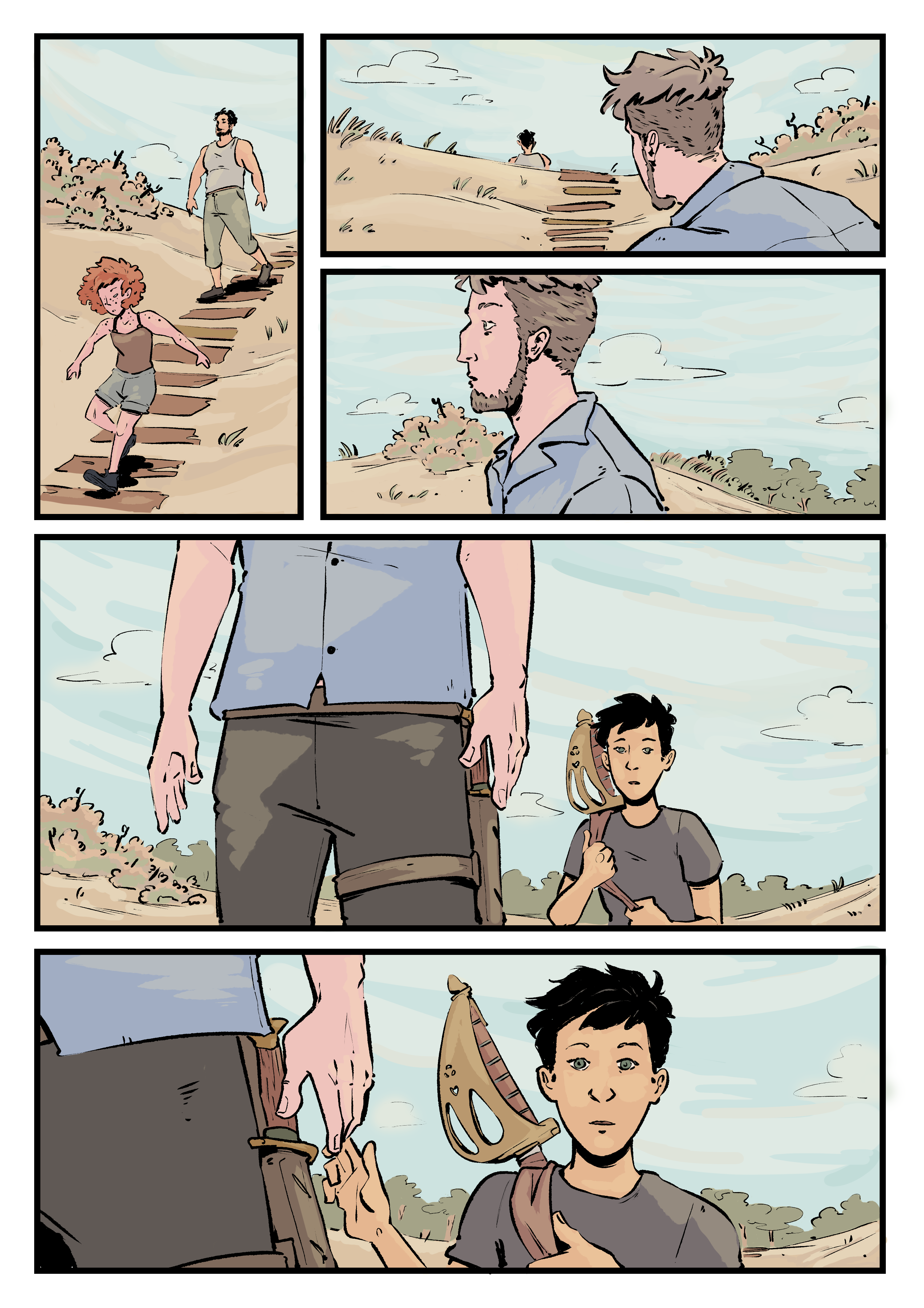 Comic page. Complete transcript for the content below.