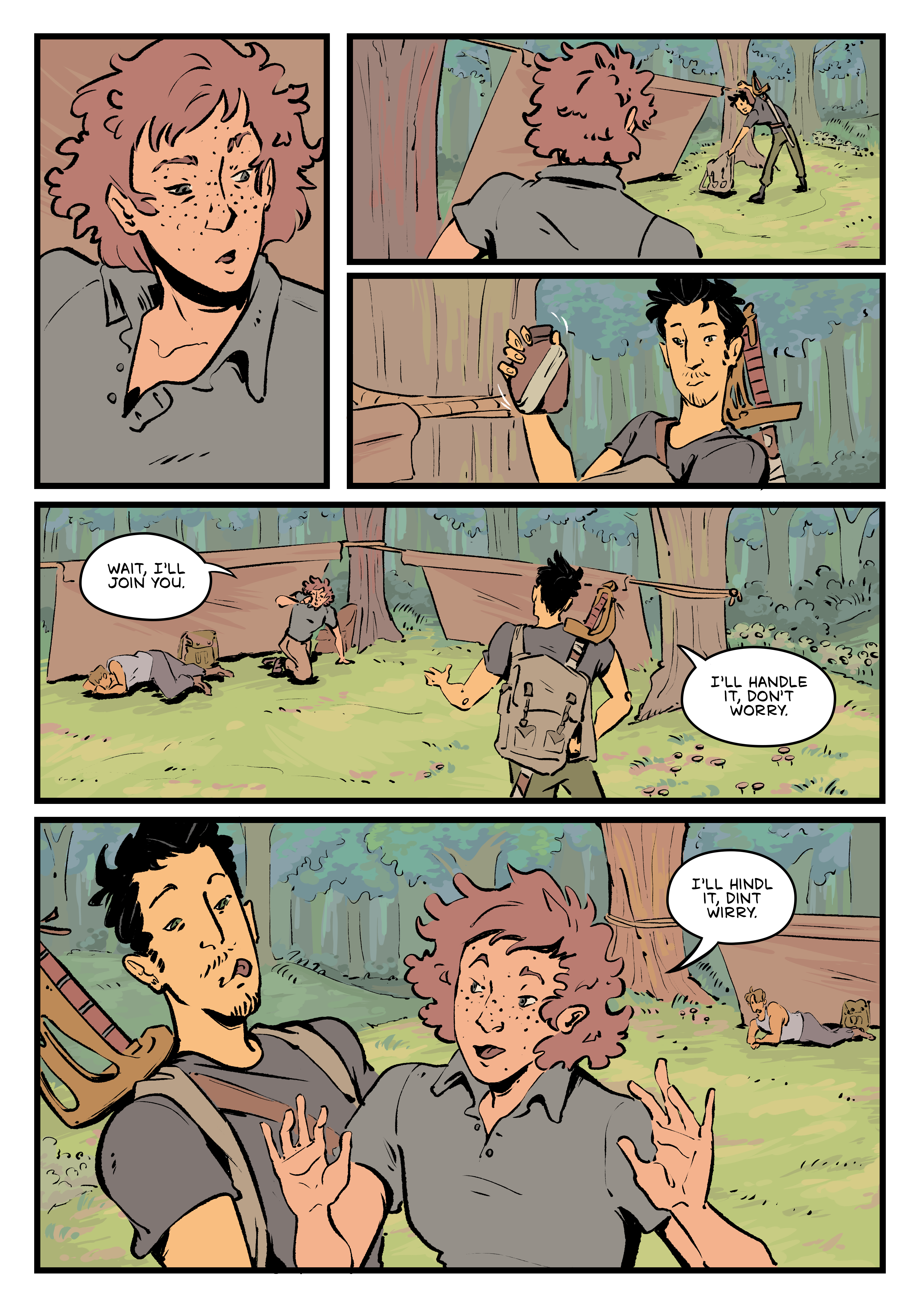 Comic page. Complete transcript for the content below.