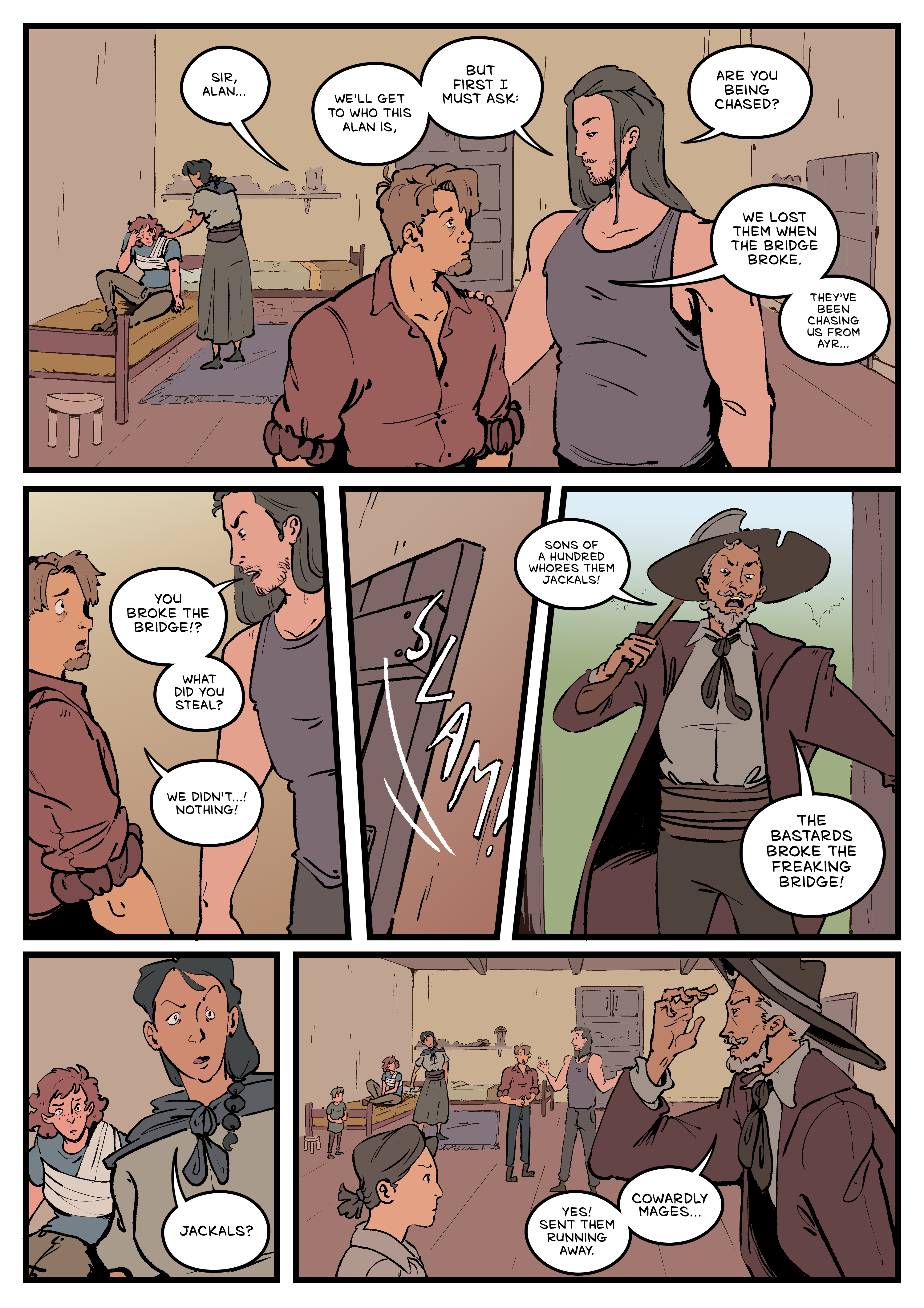 Comic page. Complete transcript for the content below.