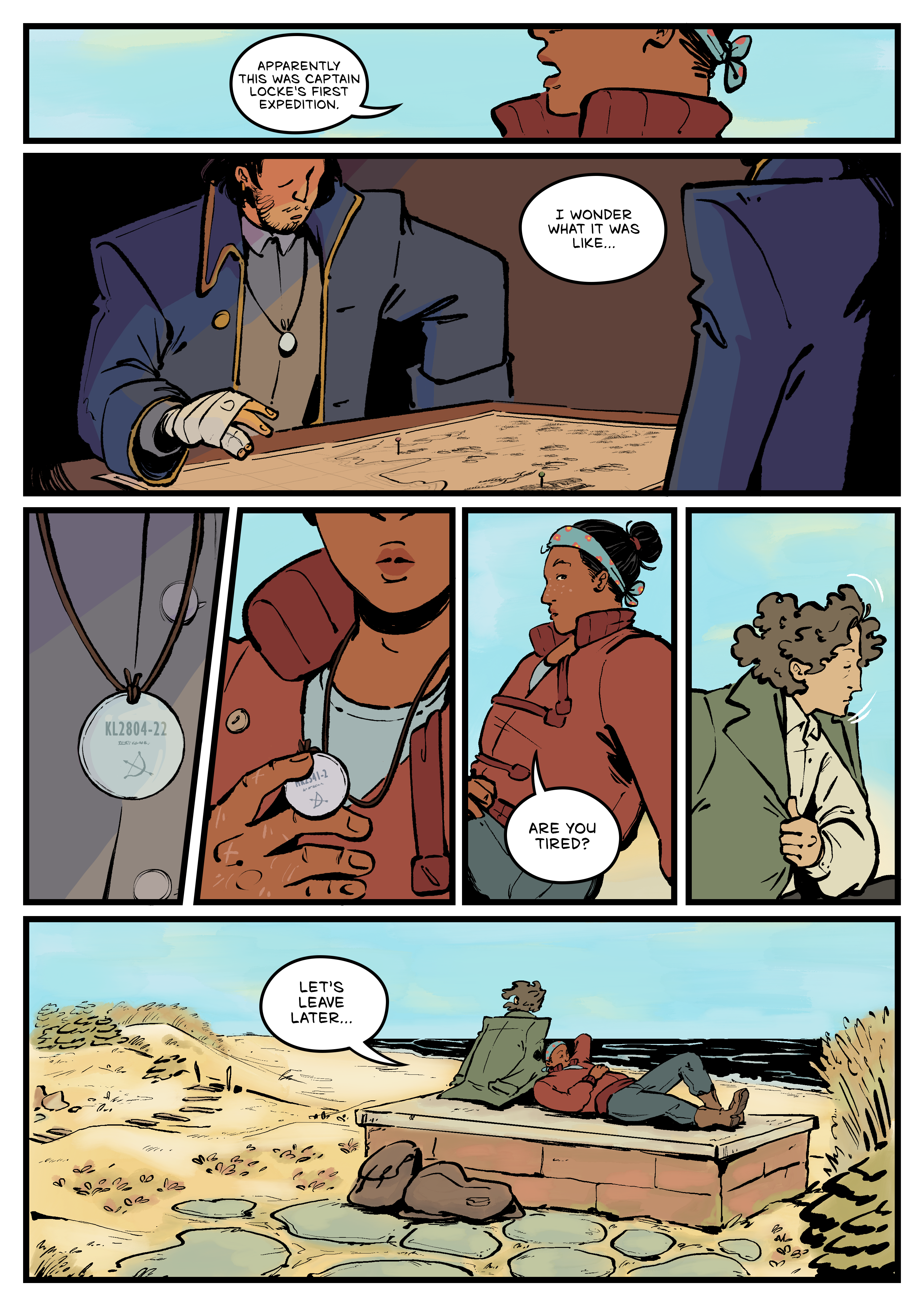 Comic page. Complete transcript for the content below.