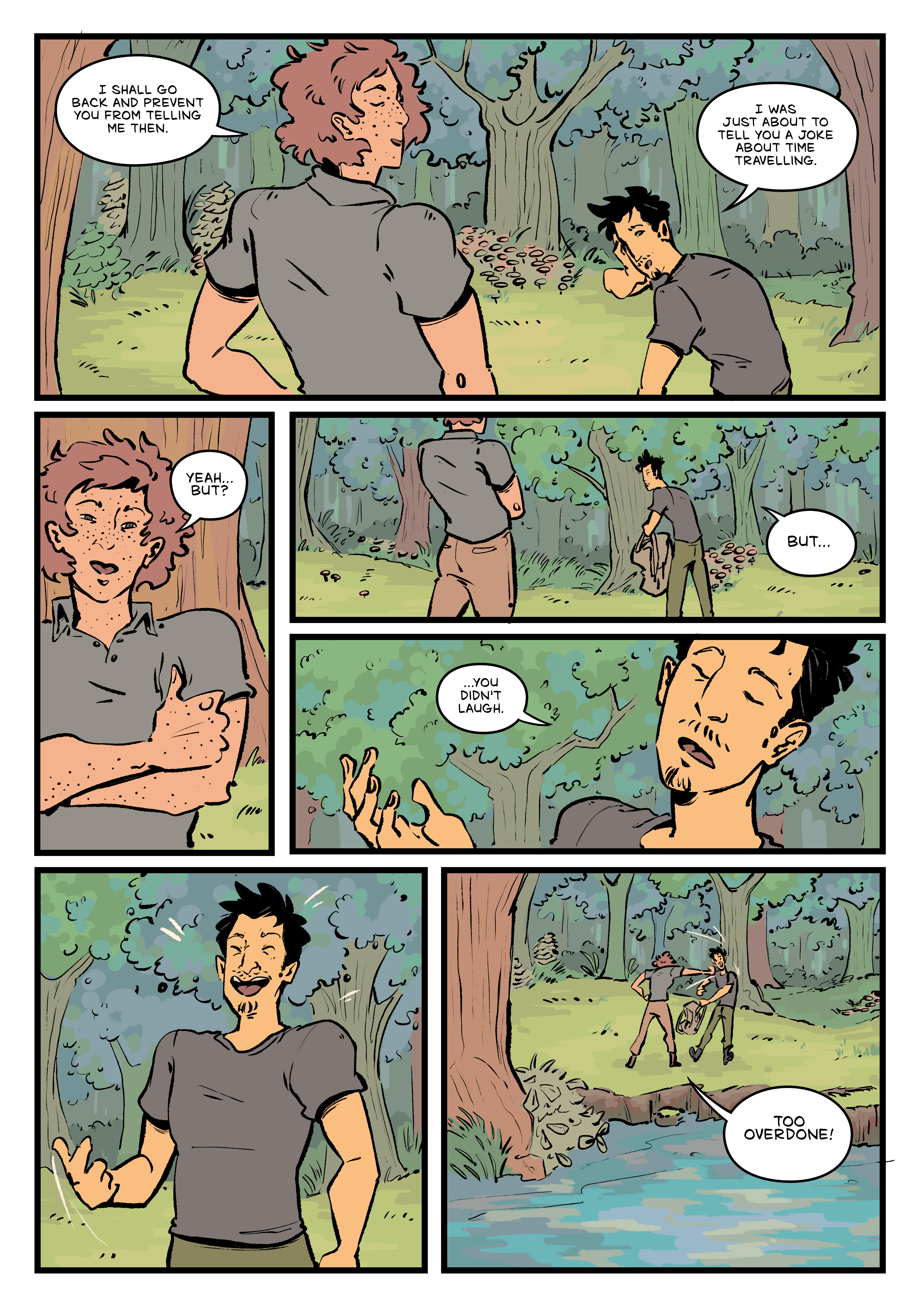 Comic page. Complete transcript for the content below.