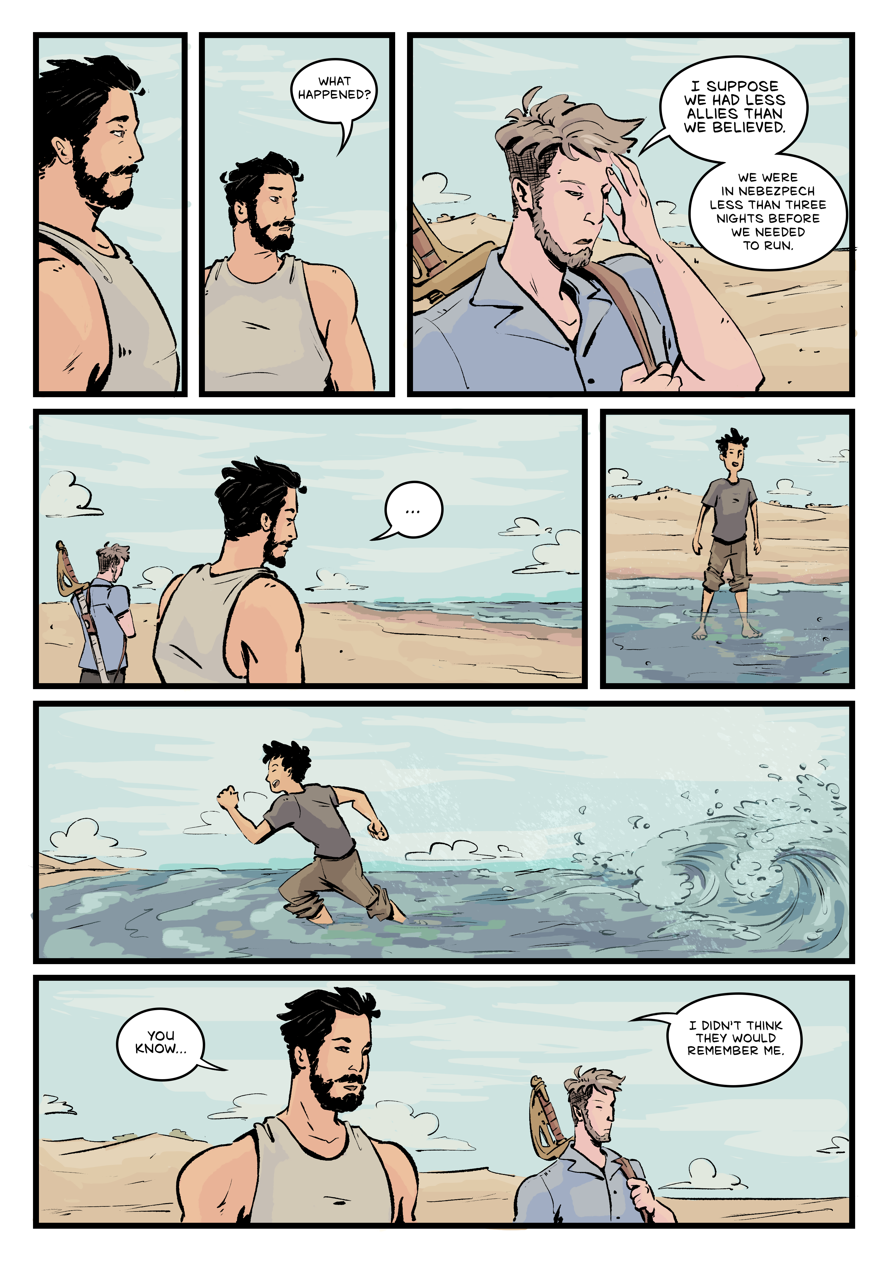Comic page. Complete transcript for the content below.
