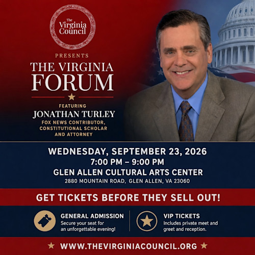 Jonathan Turley at the Virginia Forum