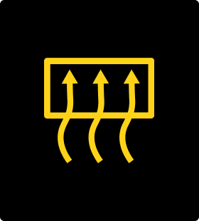 Spiegelheizung Auto Symbol