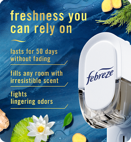 Plug Ocean freshness you can rely on. Lasts for 50 days without fading. Fills any room with irresistible scent. Fights lingering odors.
