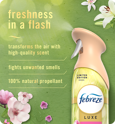 Air Morning Spring Showers freshness in a flash: transforms the air with high-quality scent, fights unwanted smells, 100% natural repellant.