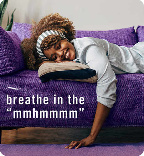 Febreze FABRIC lilac sunrise breathe in the "mmhmmmm"