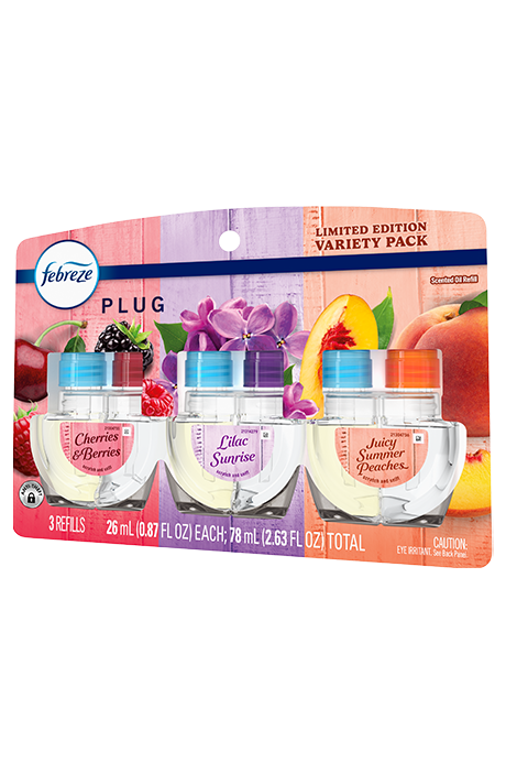 Febreze Plug Lilac Peach cherries PACK