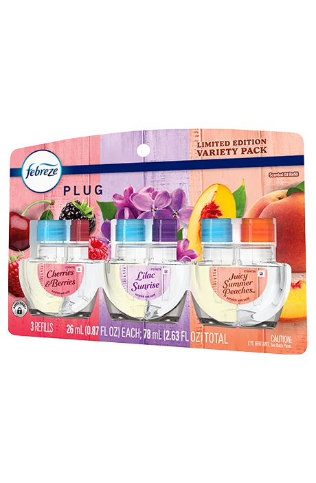 Febreze Plug Lilac Peach cherries PACK