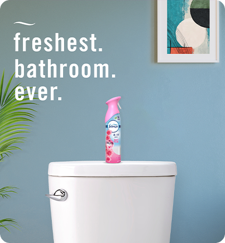 Air Downy Apri Fresh freshest bathroom ever.