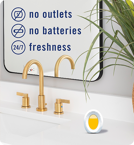 No outlets, no batteries, freshness.