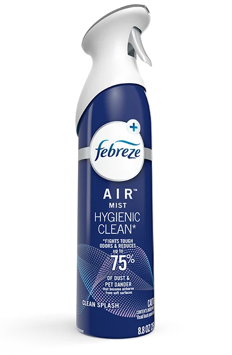 Febreze Hygienic Clean Odor Eliminator 8.8-oz Clean Splash Dispenser Air  Freshener