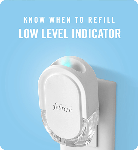 Know when to refill, low level indicator
