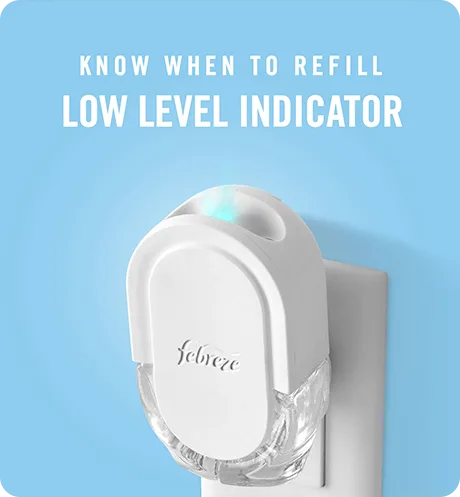 Know when to refill, low level indicator