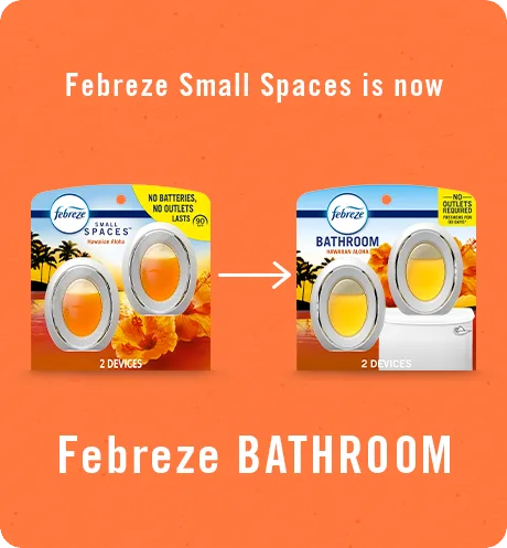 Bathroom Hawaiian Aloha. Febreze Small Spaces is now Febreze Bathroom