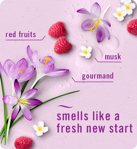 Red fruits. Musk. Gourmand. Smells like a fresh new start.