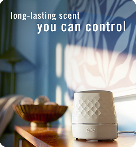 Long lasting scent you can control.