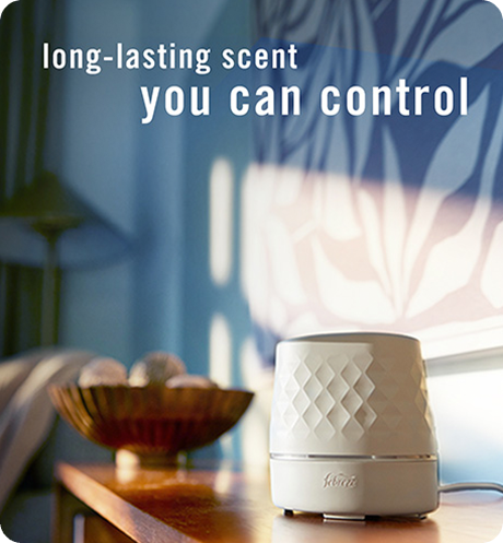 Long lasting scent you can control.