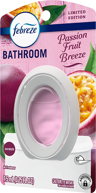 Febreze bathroom passion fruit breeze product shot