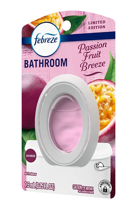 Febreze bathroom passion fruit breeze product shot
