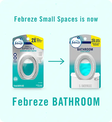 Bathroom Citrus Breeze. Febreze Small Spaces is now Febreze Bathroom