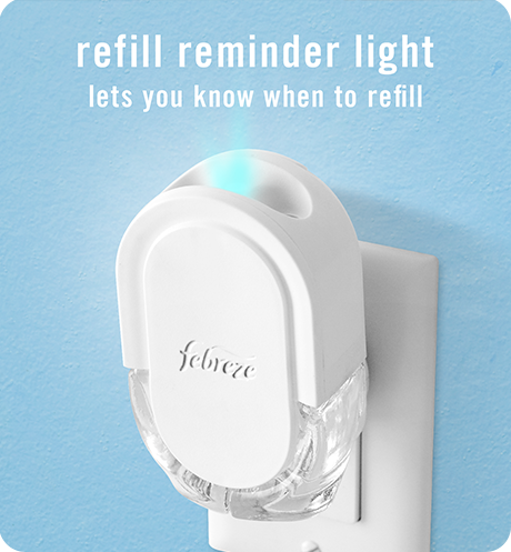 Plug Tranquil Cyprus Coves refill reminder light lets you know when to refill.