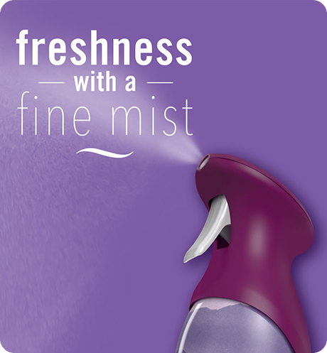 AIR freshness with a fine mist.