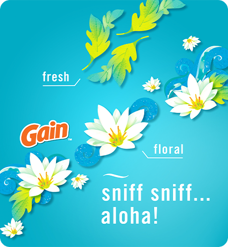 Sniff sniff...aloha! Fresh floral.