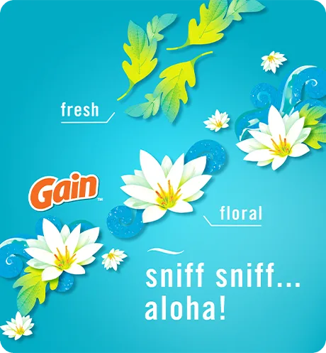 Sniff sniff...aloha! Fresh floral.
