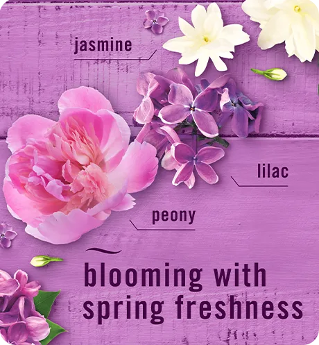 Blooming with spring freshness. Jasmine, lilac, peony.