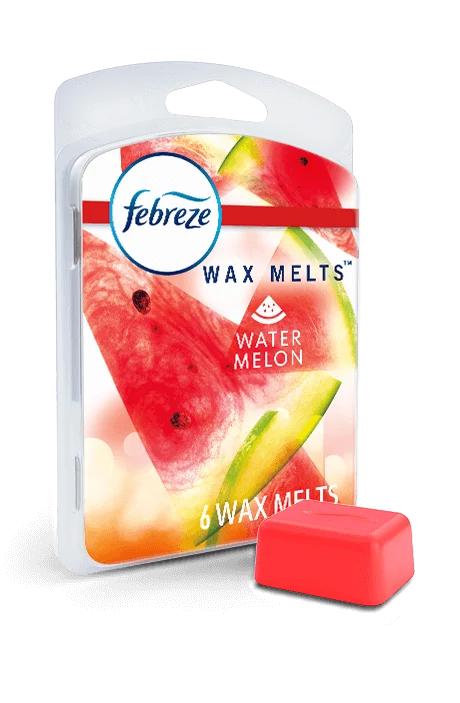 Febreze Odor-Eliminating Scented Wax Melts Watermelon Scent, 2.75 oz. Wax Melts (6 Cubes)