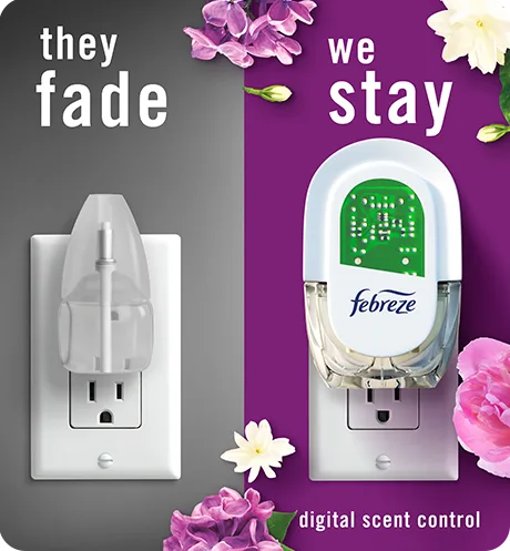 Plug lilac sunrise side by side. They fade. We say with digital scent control.