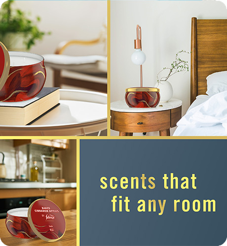 Baked Cinnamon Apple candle, scents that fit any room