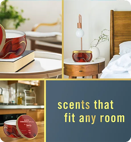Baked Cinnamon Apple candle, scents that fit any room