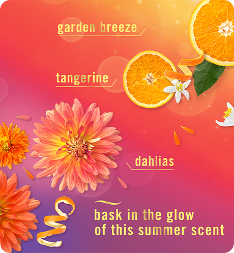Bask in the glow of this summer scent.