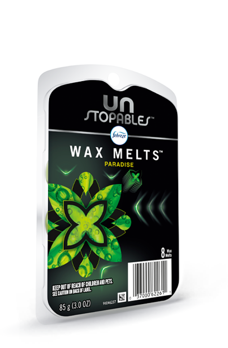 Febreze Febreze Unstopables Wax Melts, Air Freshener, FRESH, 8 wax melts