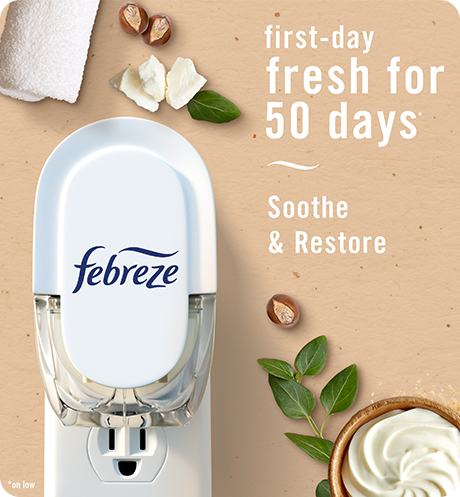 Plug soothe & restore first-day fresh for 50 days.