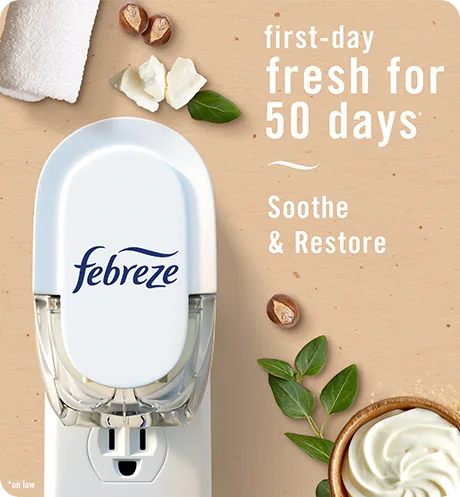 Plug soothe & restore first-day fresh for 50 days.