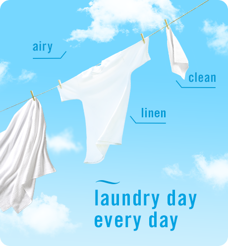 Linen & Sky airy, clean, linens laundry day every day