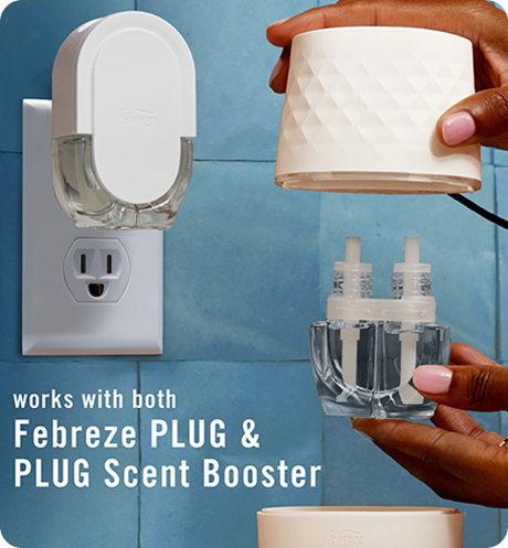 Works with both Febreze Plug and Febreze Scent Booster. 