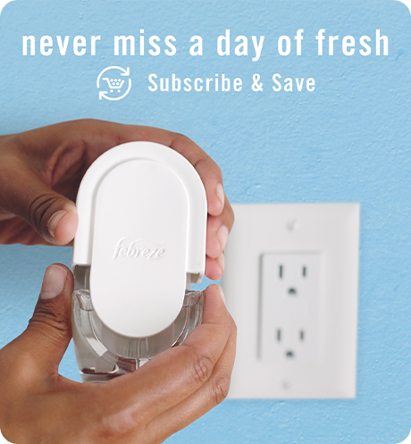 Plug never miss a day of fresh. Subscribe & save.