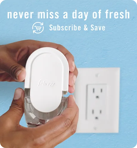 Plug never miss a day of fresh. Subscribe & save.
